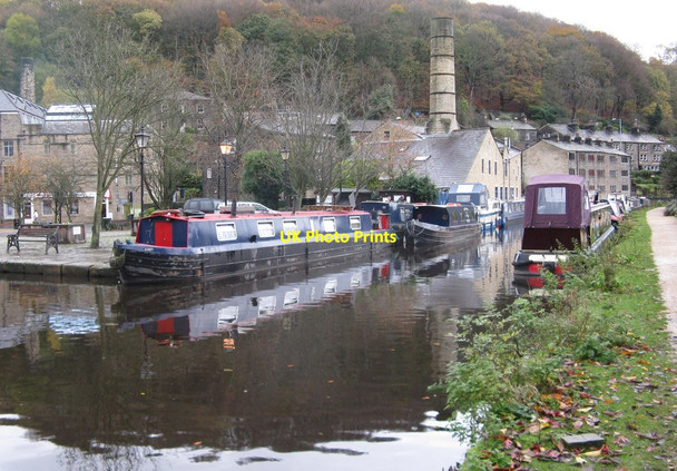 Photo 6"x4" The Rochdale Canal in Hebden Bridge Hebden Bridge c2015
