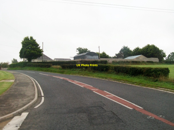 Photo 6"x4" View east along Ballynahinch Road from the junction with Magheraconluce Road Dromara c2015