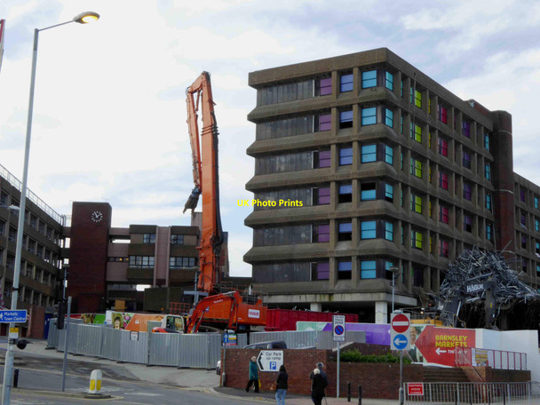 Photo 6"x4" Let the demolition commence Barnsley\/SE3406 c2015