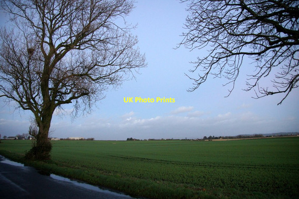 Photo 6"x4" Fields beside Marsh Moss Lane, near Burscough Tarlscough c2015