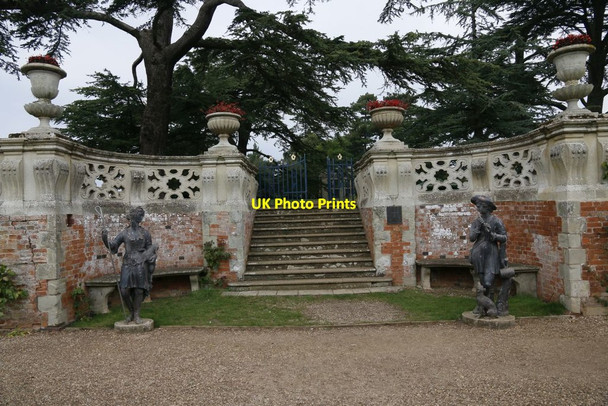Photo 6"x4" Steps to the Orangery Charlecote c2015