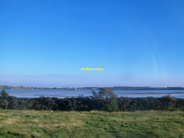 Photo 6"x4" Former railway embankment along the shores of Inner Dundrum Bay Dundrum\/J4036 c2015