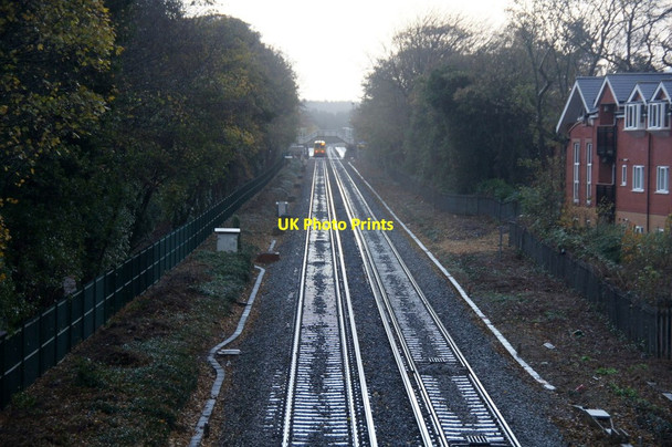 Photo 6"x4" Railway line through Formby Formby c2015