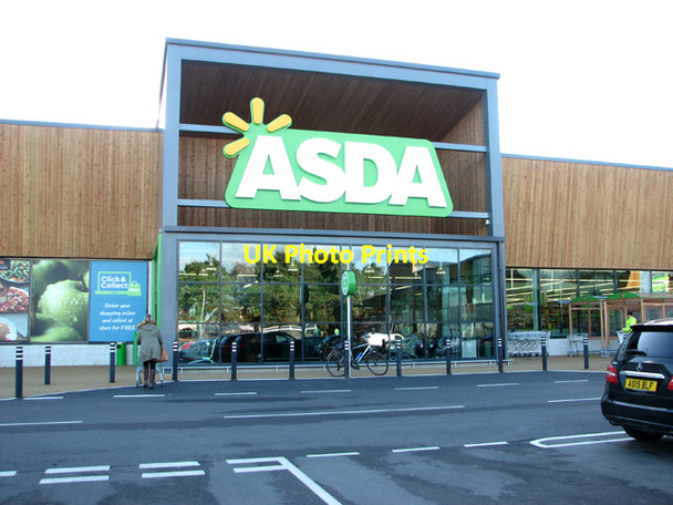 Photo 6"x4" Entrance into the new Asda store in Hall Road Norwich c2015