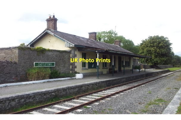 Photo 6"x4" Castletown Railway Station from The Quiet Man Ballyglunin c2014