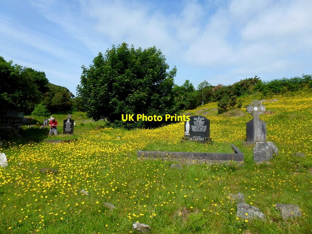 Photo 6"x4" Kilheangui burial ground Toormore c2013