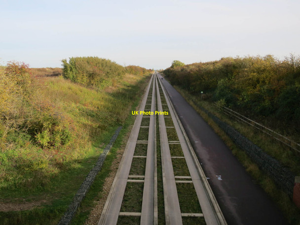Photo 6"x4" Guided Busway in Over Cutting Swavesey c2015