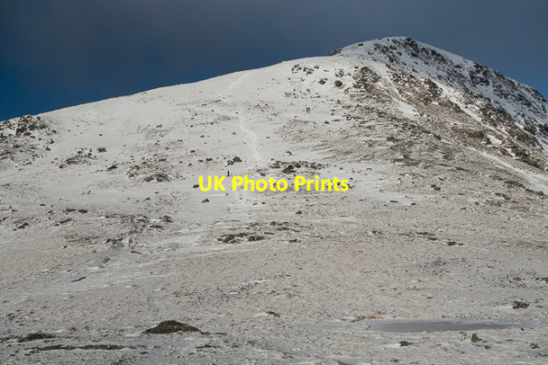 Photo 6"x4" The southern ridge of Ben More viewed from the bealach Bealach-eadar-dha Bheinn c2015