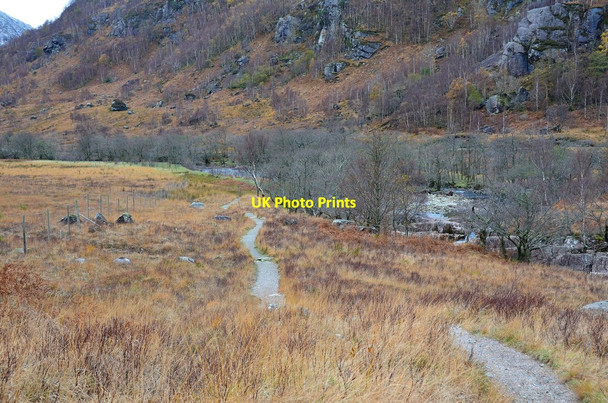 Photo 6"x4" Path by the River Nevis Achriabhach c2015