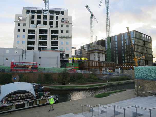 Photo 6"x4" Construction by Regents Canal London c2015