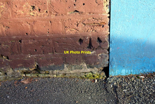 Photo 6"x4" Benchmark on St Leonard's Road railway bridge Ealing c2015