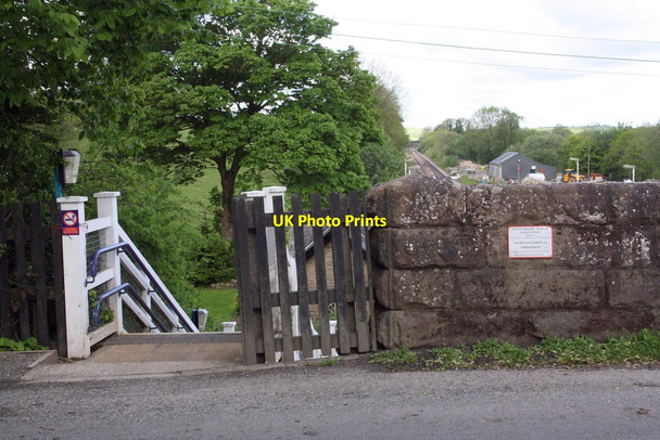 Photo 6"x4" Entrance to Gargrave Station (northbound platform) from Church Street Gargrave c2015