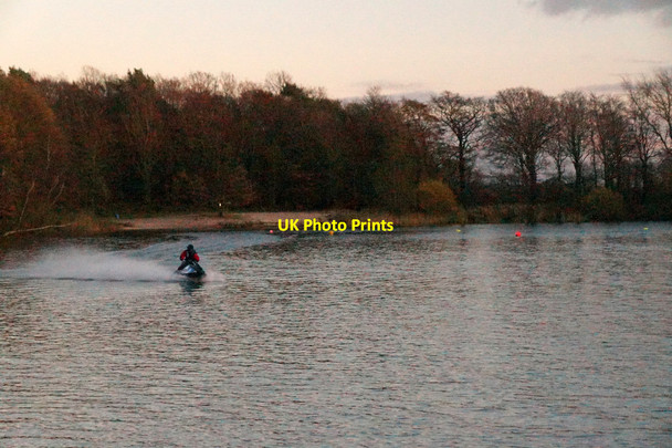 Photo 6"x4" Jet-skiing on the Leisure Lakes, Mere Brow Mere Brow c2015