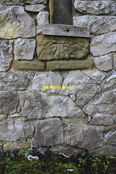 Photo 6"x4" Benchmark on building near Broughton Hall Broughton\/SD9451 c2015