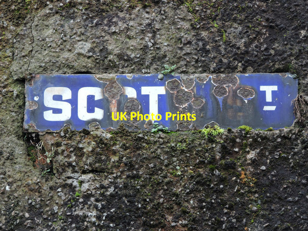 Photo 6"x4" Scott Street sign Greenock\/NS2776 c2015