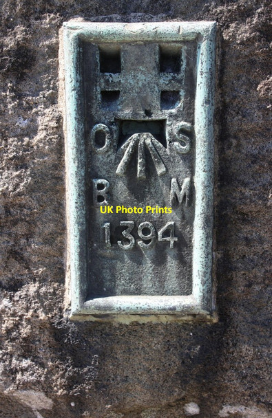 Photo 6"x4" Benchmark on New Bridge Ribble Head\/SD7779 c2015