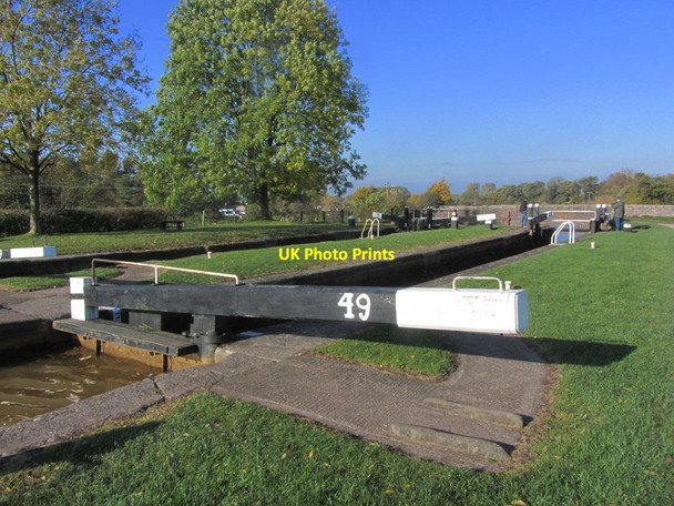 Photo 6"x4" Lock 49 Trent & Mersey Canal near Church Lawton Alsager c2015