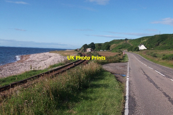 Photo 6"x4" Road and railway, Gartymore Gartymore c2015