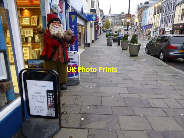 Photo 6"x4" Man with beard, High Street, Omagh Omagh c2015