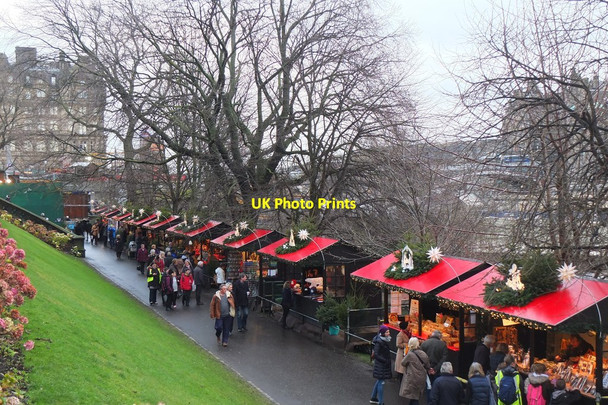 Photo 6"x4" Edinburgh Christmas Fair (2) Edinburgh c2015