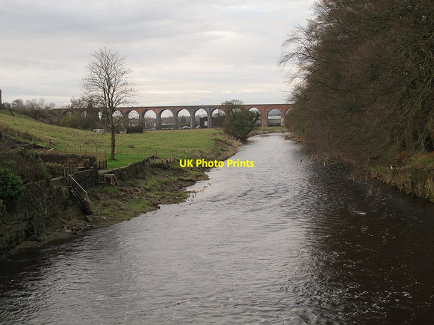 Photo 6"x4" River Calder at Whalley  Whalley Banks c2015