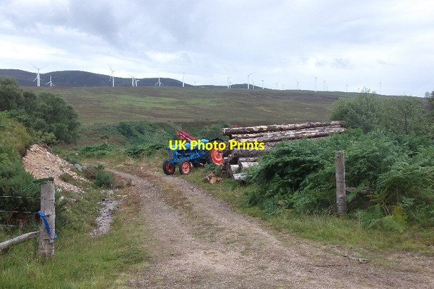 Photo 6"x4" Log pile, Tormore, Strath Brora Balnacoil\/NC8011 c2015