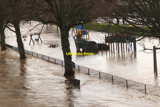 Photo 6"x4" Flooding at Kingsmeadows, Peebles (3) Peebles\/NT2540 c2015