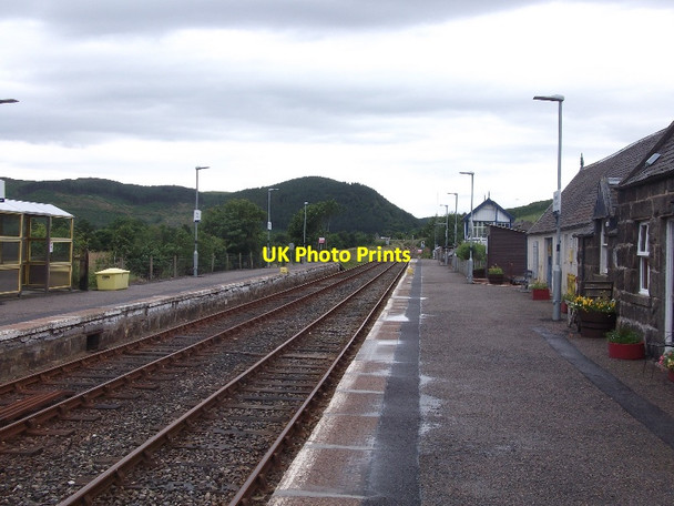 Photo 6"x4" Rogart railway station Kinnauld c2015
