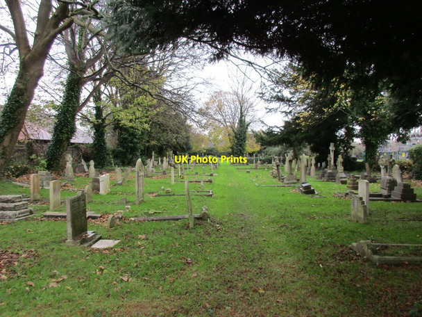 Photo 6"x4" Cemetery, Wymering Cosham c2015