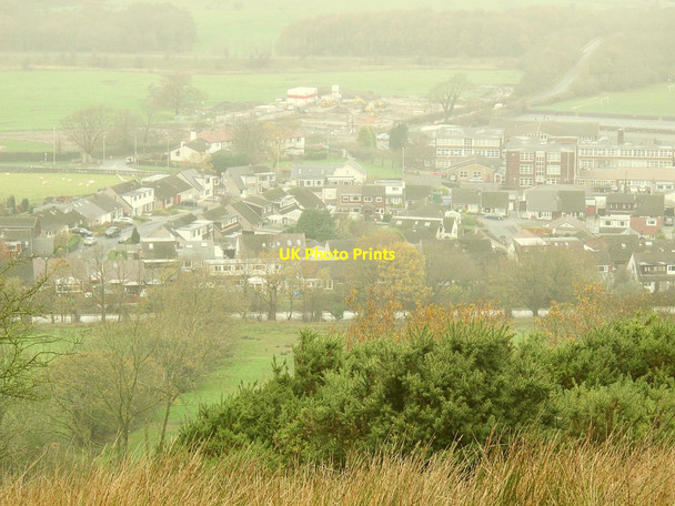 Photo 6"x4" View down to the railway at Billington Billington\/SD7235 c2015