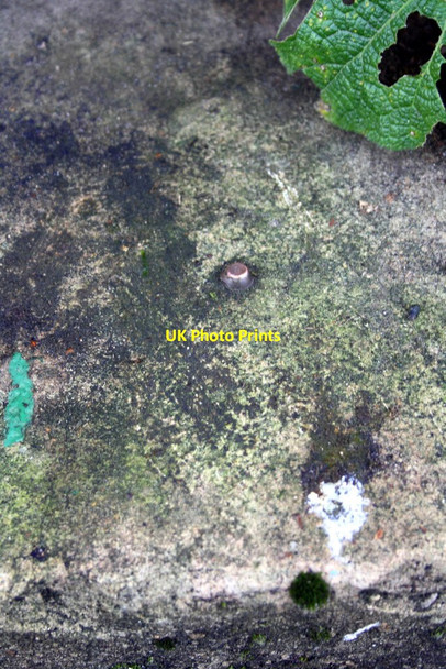 Photo 6"x4" Benchmark on chapel step Appleton\/SP4401 c2015