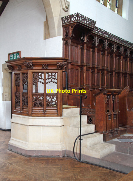 Photo 6"x4" St Luke, Hampstead - Pulpit Hampstead\/TQ2685 c2015