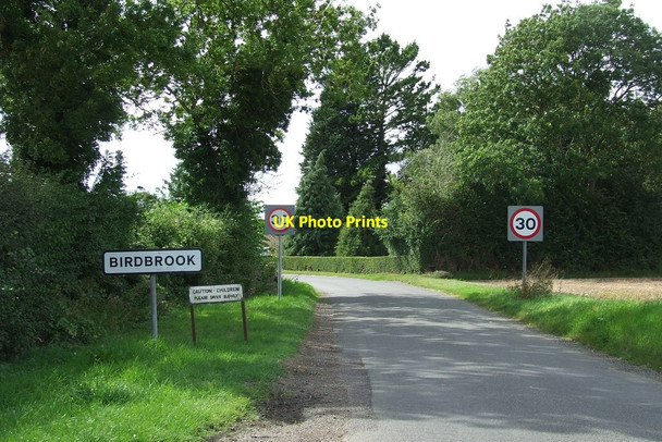 Photo 6"x4" Entering Birdbrook Birdbrook c2015