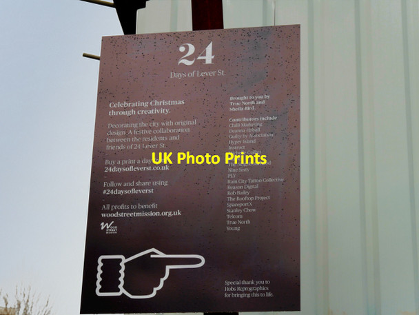 Photo 6"x4" 24 Days of Lever Street Manchester c2015