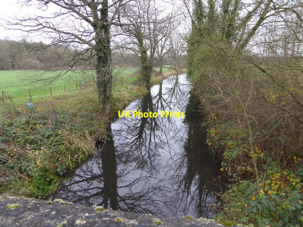 Photo 6"x4" Wey-Arun Canal seen from Drungewick Lane The Haven c2015