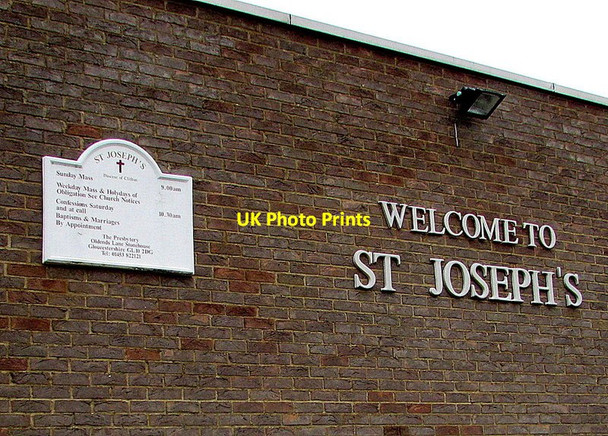 Photo 6"x4" Welcome to St Joseph's, Stonehouse Stonehouse\/SO8005 c2015
