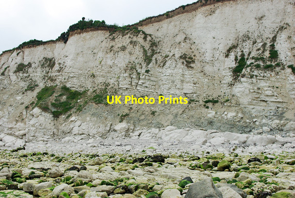 Photo 6"x4" Cliff below Whitbread Hole, Eastbourne Meads\/TV6097 c2010
