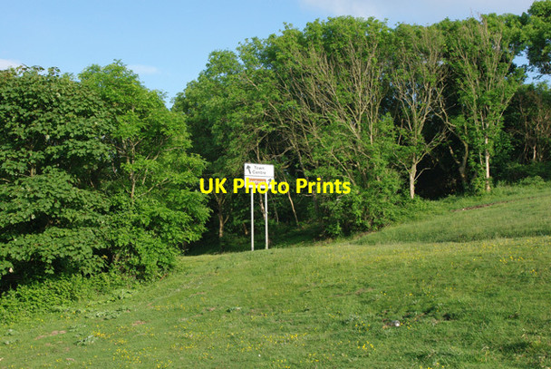 Photo 6"x4" Sign on Beachy Head Road Meads\/TV6097 c2010