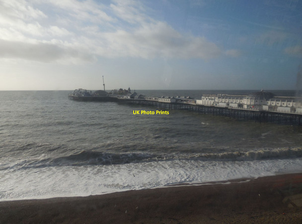 Photo 6"x4" Brighton Pier viewed from Brighton Wheel Kemp Town c2015