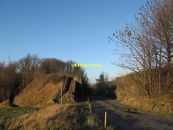 Photo 6"x4" Former railway bridge over Woodhall Road Thornbury\/SE1934 c2015