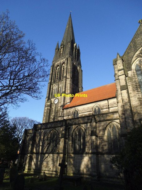 Photo 6"x4" St Michael's Church, Headingley - spire Burley\/SE2734 c2015