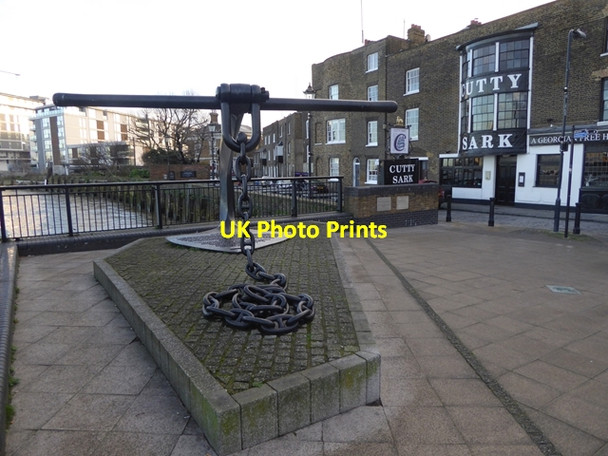 Photo 6"x4" Anchor Iron Wharf Greenwich\/TQ3977 c2015