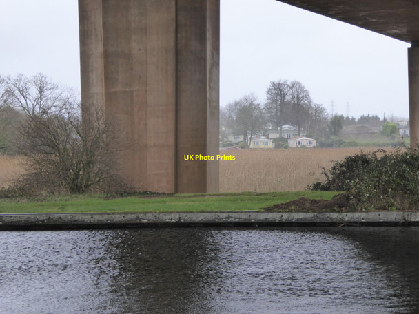 Photo 6"x4" Exeter Canal and reedbeds by the Exe Topsham c2015