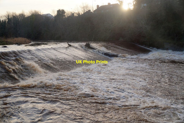 Photo 6"x4" Weir on the River Esk at Musselburgh Musselburgh c2015