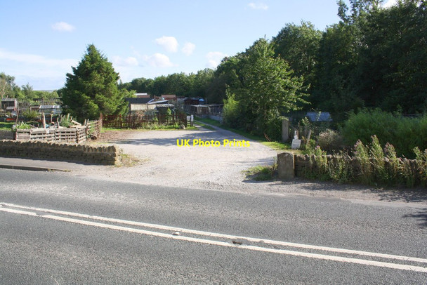 Photo 6"x4" Allotments on south side of Broughton Road Skipton c2015