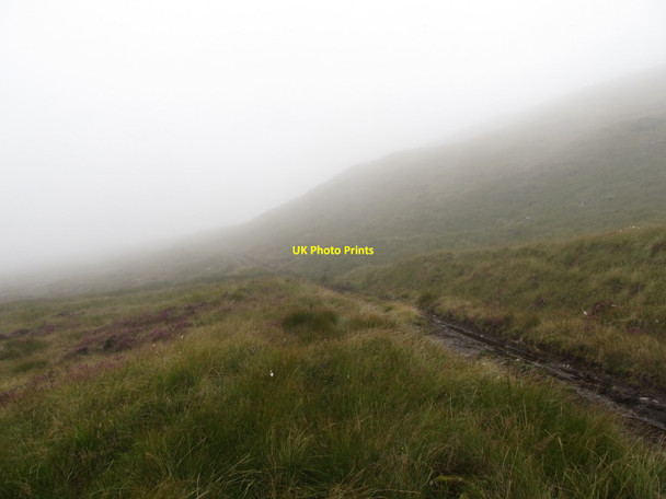 Photo 6"x4" The Finlieve Track running south along the eastern slopes of Finlieve mountain Attical c2015