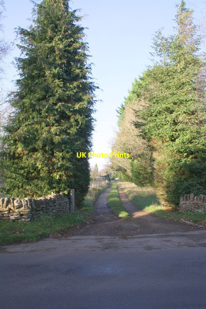 Photo 6"x4" Entrance track from Cothill Road Cothill\/SU4699 c2015