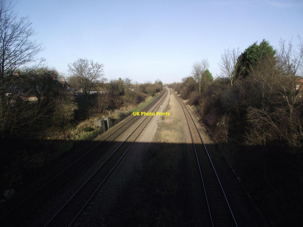 Photo 6"x4" The Midland main line Wigston c2015
