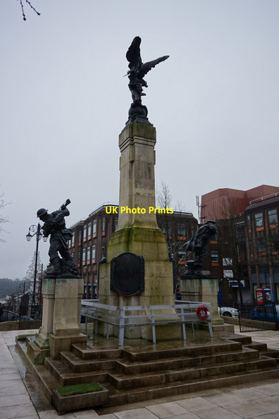 Photo 6"x4" War memorial on The Diamond Londonderry\/C4316 c2015