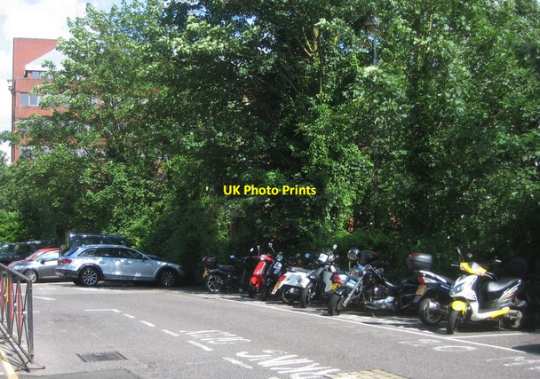 Photo 6"x4" Scooter parking - Clifton Terrace Basingstoke c2015